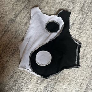 Ying Yang Bandana Crop Top